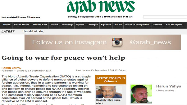 NATO dünya barışı için ne yapabilir?||Arab News